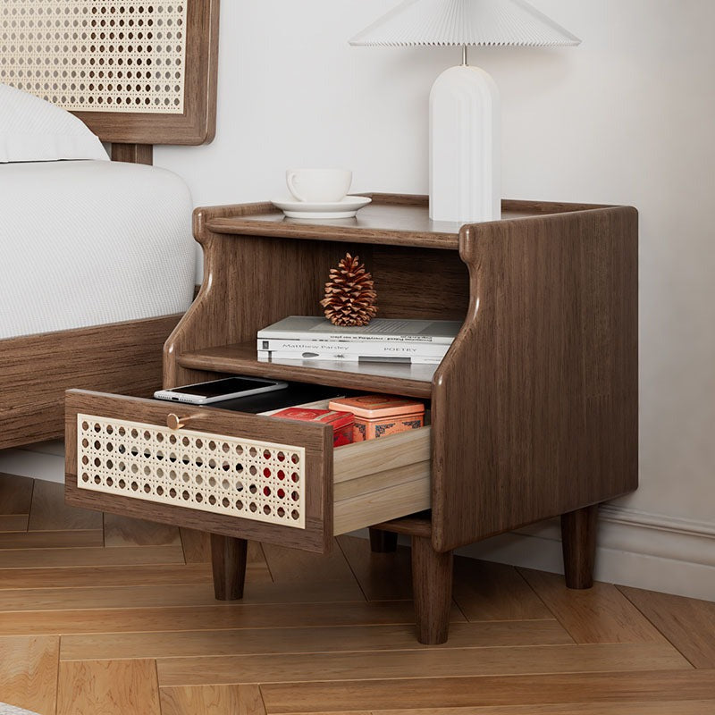 Nelson Bedside Table, Rubber Wood｜Rit Concept