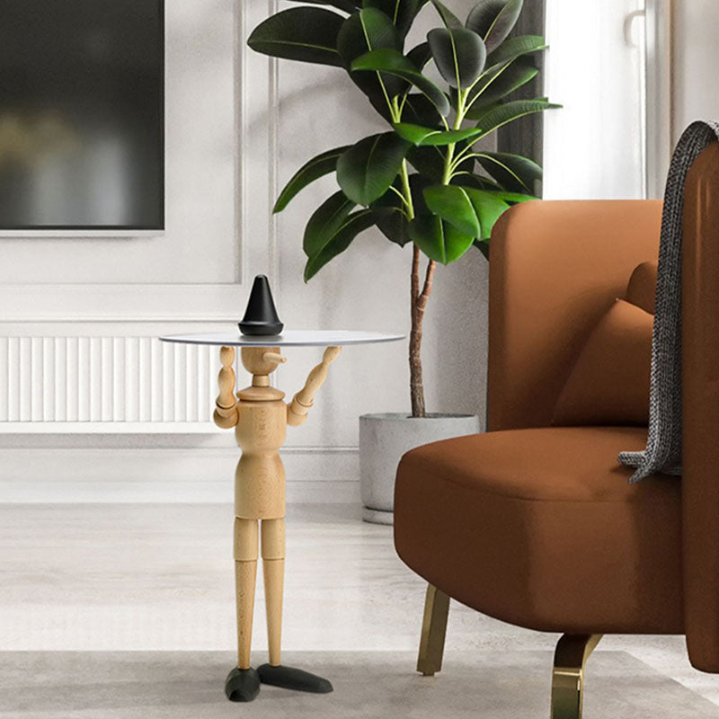 Derby Pinocchio Puppet Side Table, Solid Wood｜Rit Concept