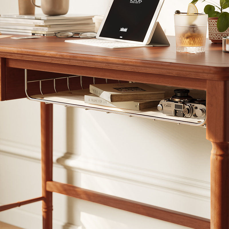 Sarah Office Desk, Cherry Wood-Rit Concept-Rit Concept