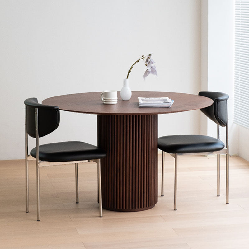 Ivar Round Dining Table, Dark Oak-Rit Concept-Rit Concept