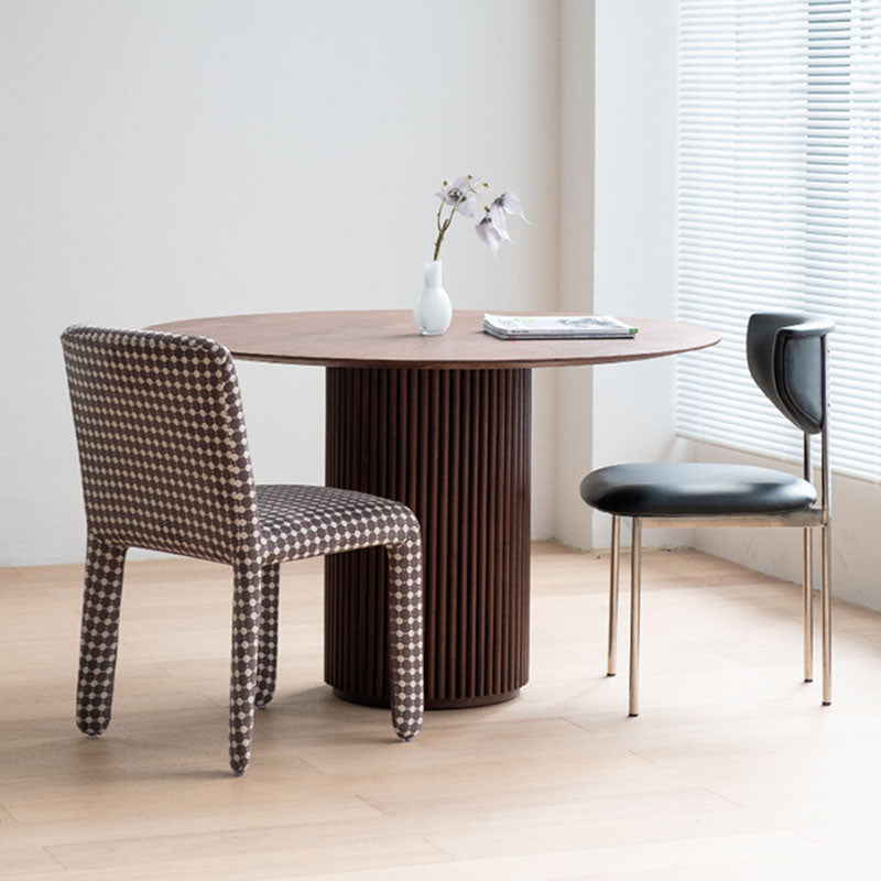 Ivar Round Dining Table, Dark Oak-Rit Concept-Rit Concept