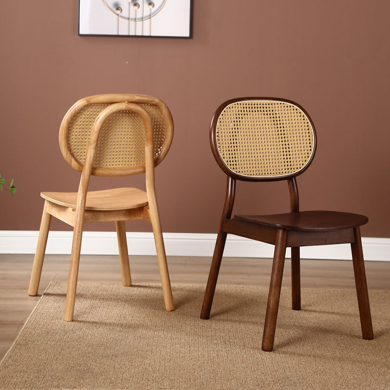 James Rattan Dining Chair, Solid Wood｜Rit Concept