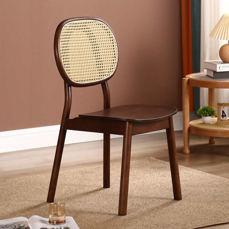 James Rattan Dining Chair, Solid Wood｜Rit Concept