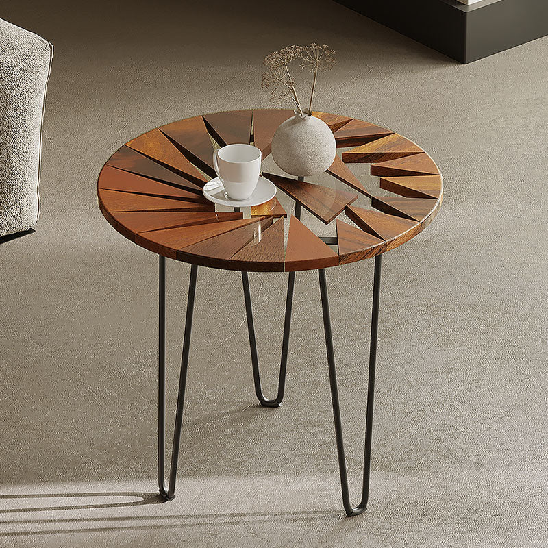 Morris Side Table, Walnut & Carbon Steel｜Rit Concept