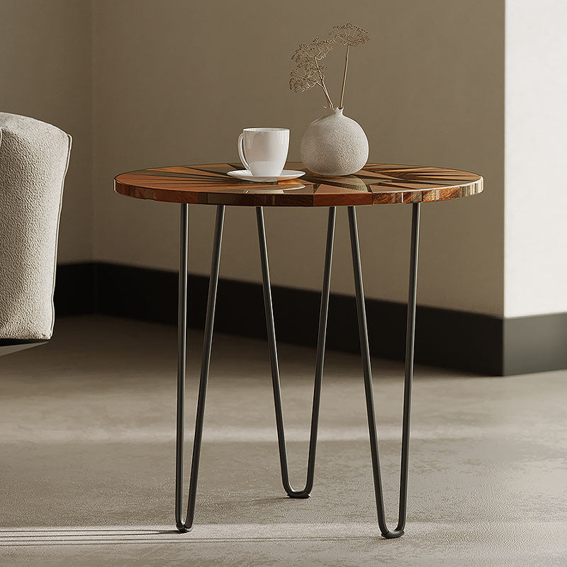 Morris Side Table, Walnut & Carbon Steel｜Rit Concept