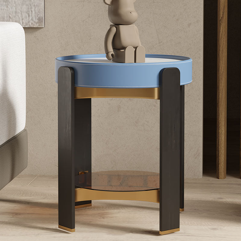 Moira Side Table, Sintered Stone & Rubber Wood｜Rit Concept