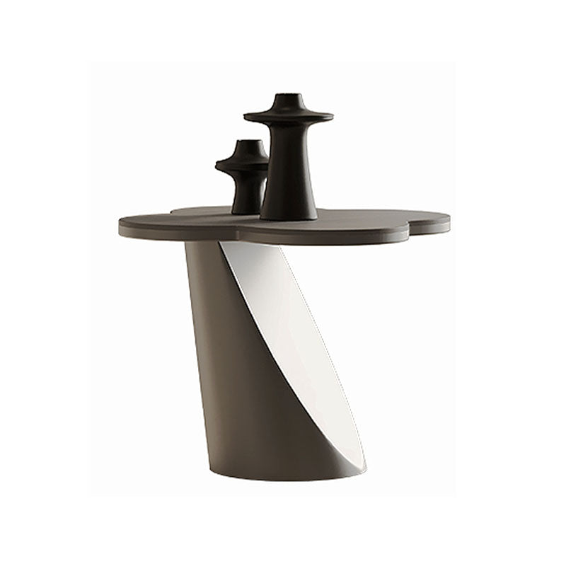 Lorna Side Table, Stainless Steel & Sintered Stone｜Rit Concept