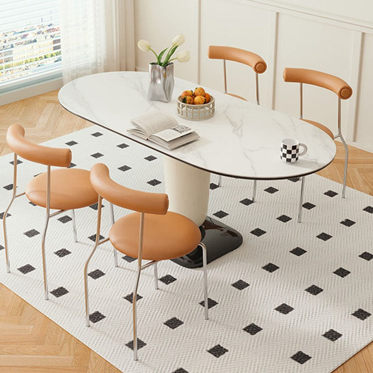 Eugene Dining Table, White Top｜Rit Concept