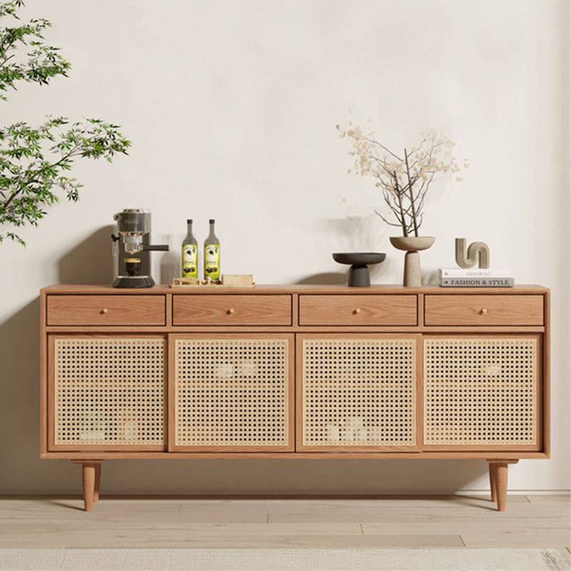 Bertha Rattan Sideboard with Drawers, Pine Wood｜Rit Concept
