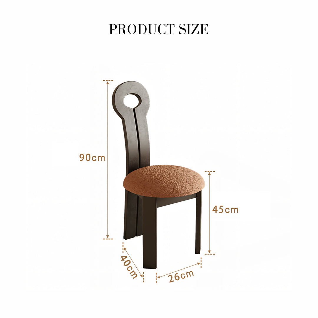 Amaris Dining Chair, Boucle-Rit Concept-Rit Concept