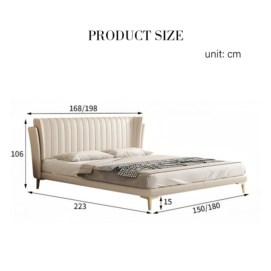 Aisha Floating Bed, King Size, ,Super King Size, No Storage