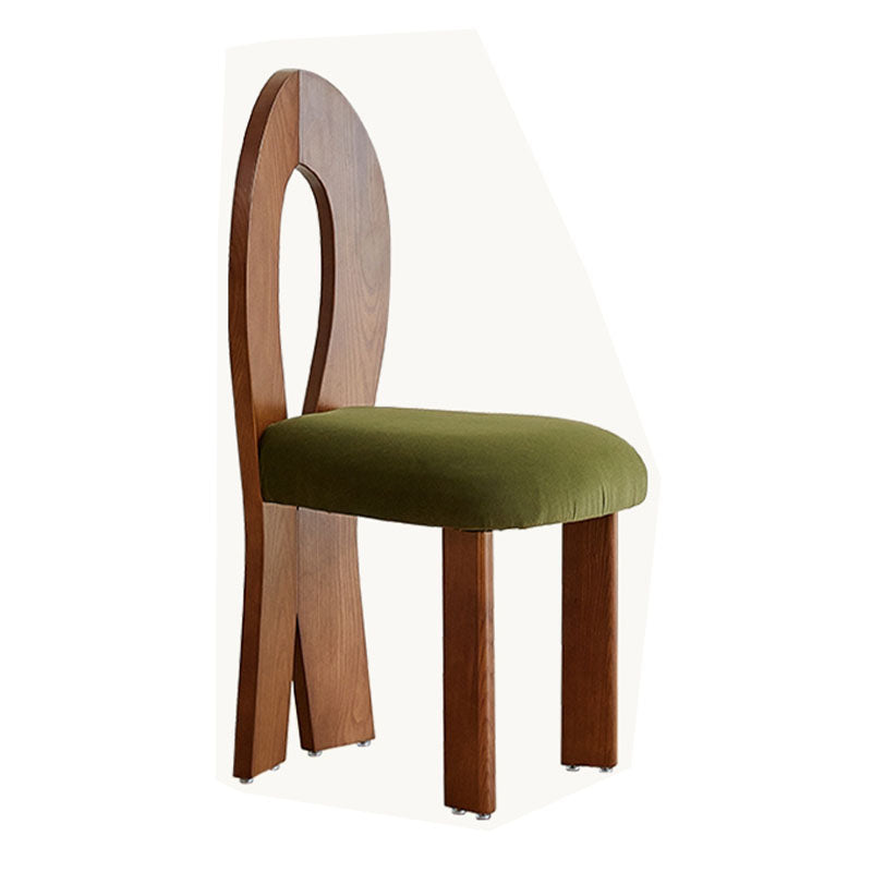 Caradoc Mermaid Dining Chair, Oak & Velvet-Rit Concept-Rit Concept