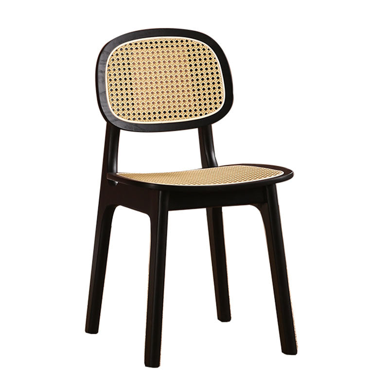 Nicole Rattan Dining Chair, Solid Wood｜Rit Concept