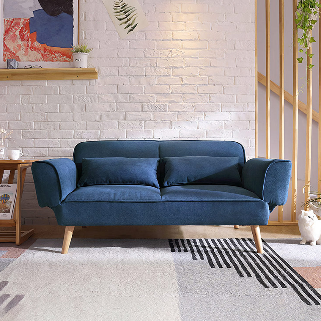 Morales Foldable Sofa Bed, Kid Sofa Bed-Rit Concept-Blue-Rit Concept