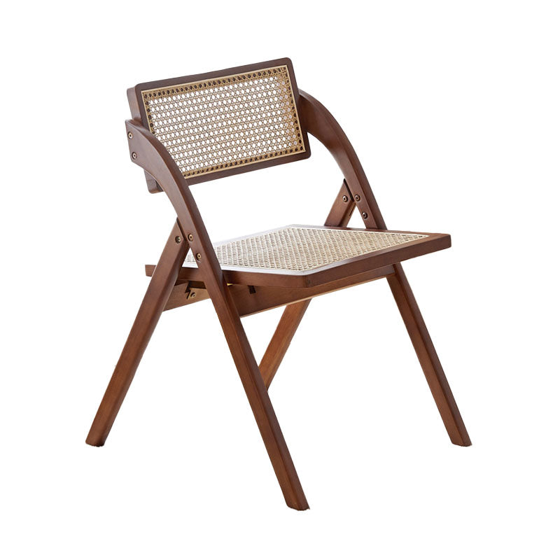 Vera Foldable Rattan Dining Chair, Rubber Wood｜Rit Concept