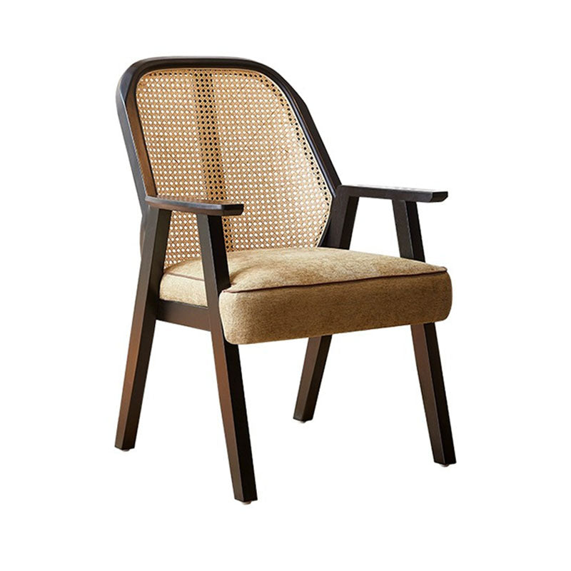 Hellen Rattan Dining Chair, Ash Wood & Cotton Linen｜Rit Concept