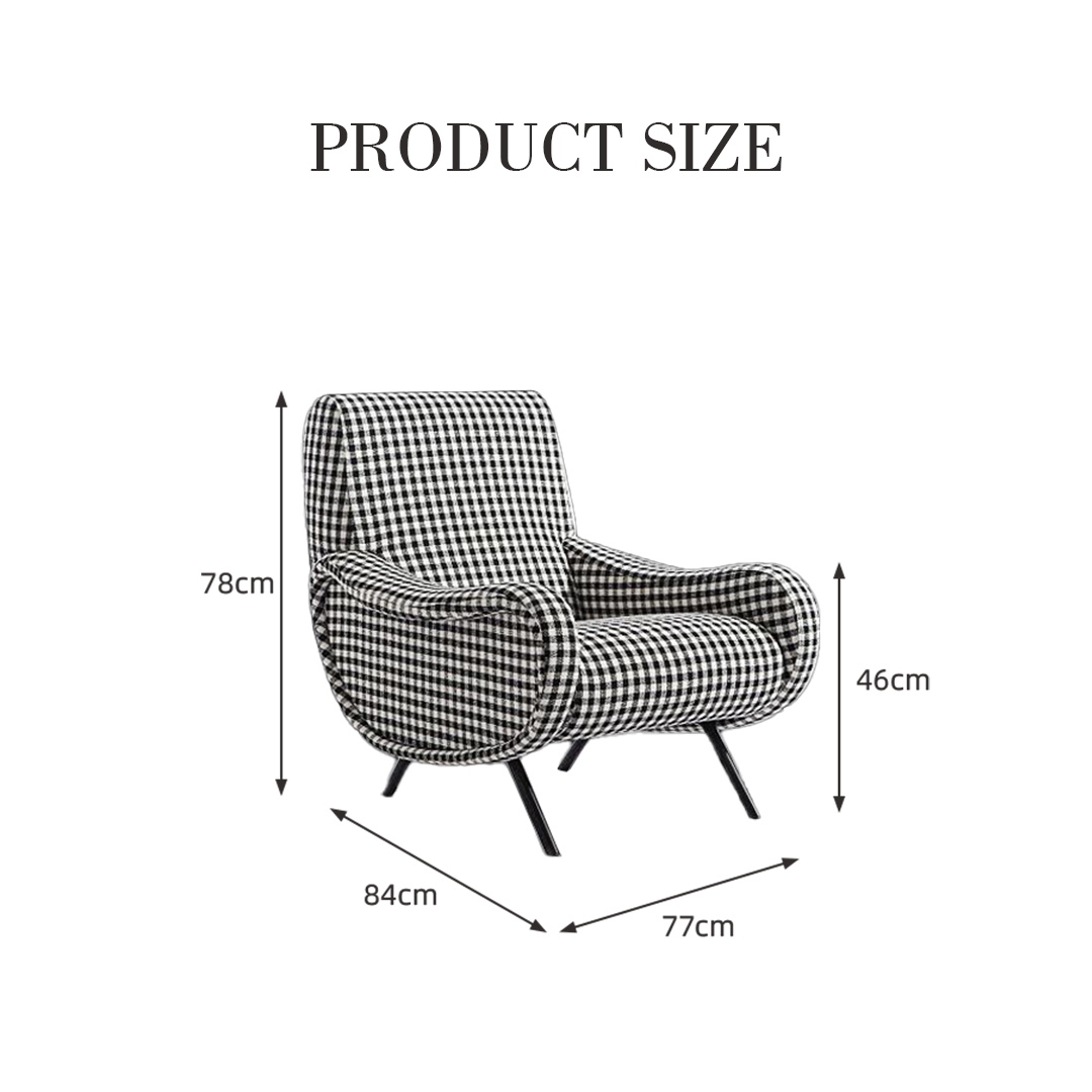 Georgios Lounge Chairs/ Armchair, Linen
