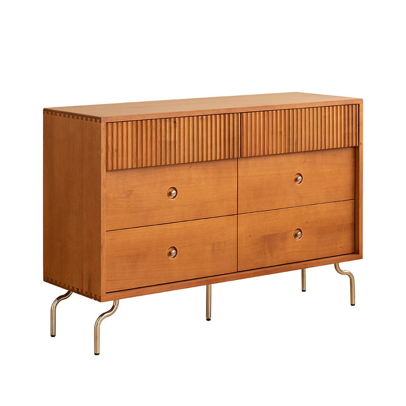 Una Drawer Sideboard, Cherry Wood-Rit Concept-Rit Concept