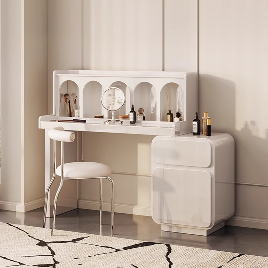 Thompson Dressing Table With Sideboard, Cream-Rit Concept-Rit Concept