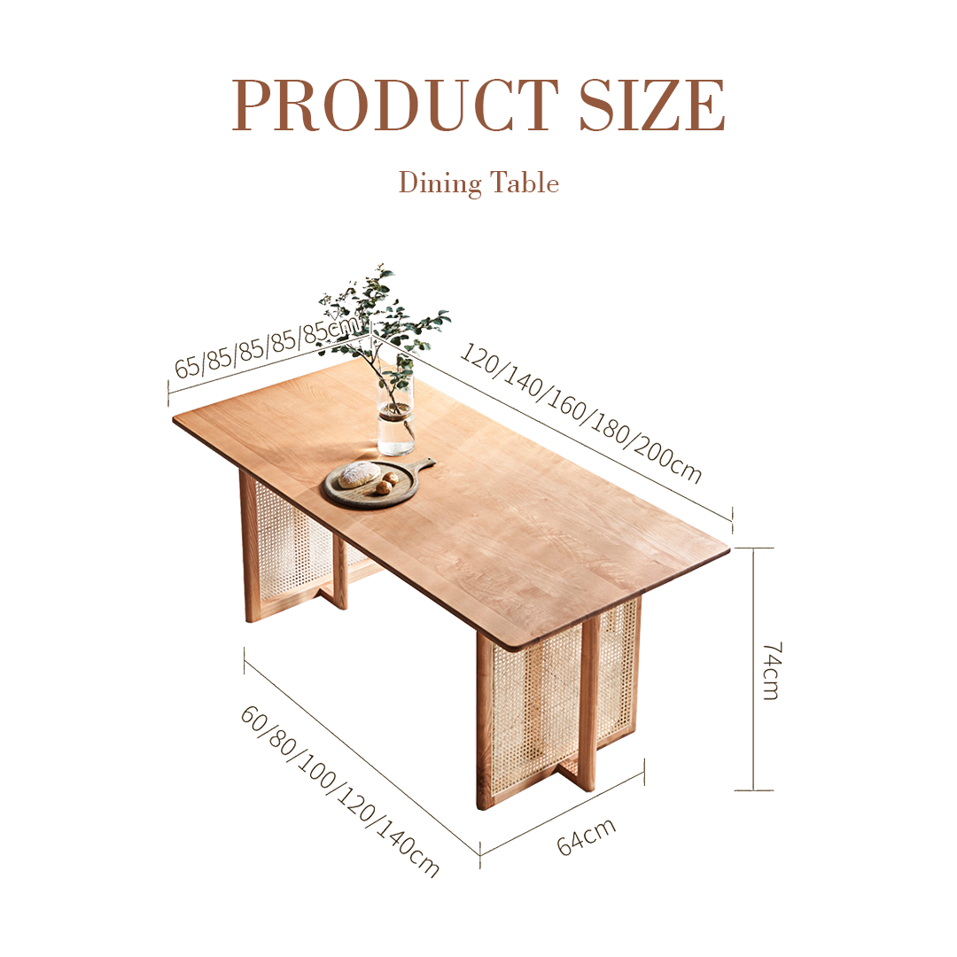 Leocadia Solid Wood Dining Table