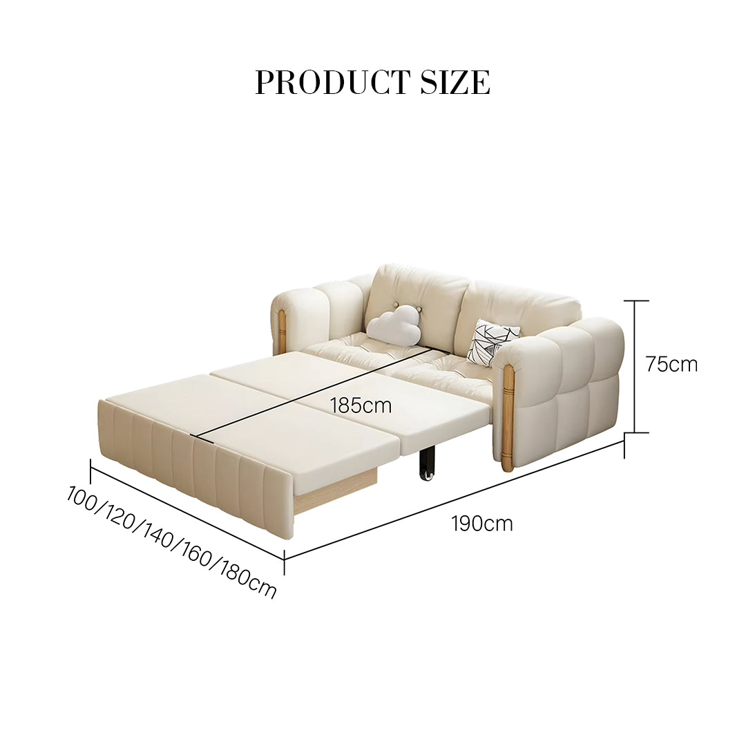 McCarthy Two Seater Sofa Bed With Storage-Rit Concept-Rit Concept