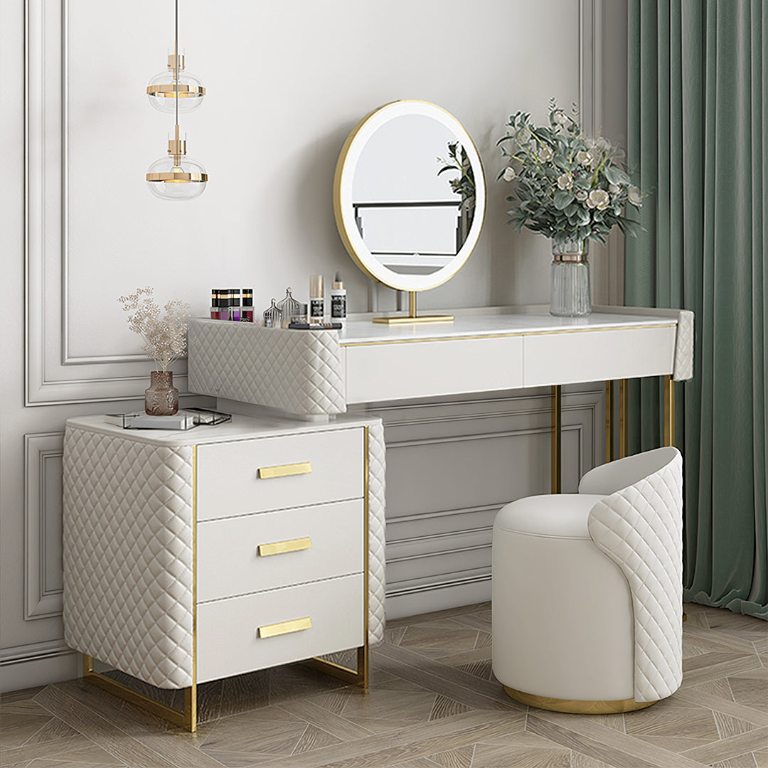 Devorit Dressing Table, Cream