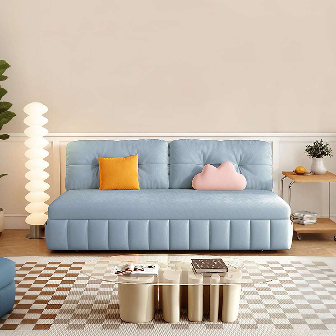 Sokolov Single Seater Sofa Bed, Two Seater Sofa Bed, Blue-Rit Concept-Rit Concept