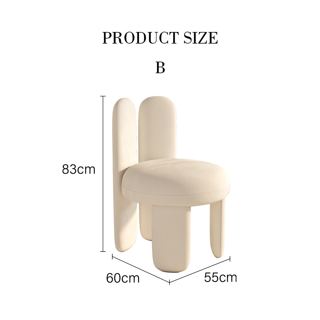 Nordic Style Dining Table Combination, White-Ritconcept-Rit Concept