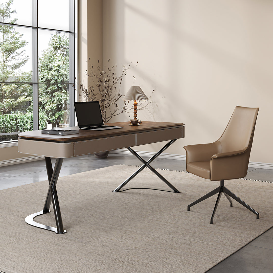 Yuna Office Desk With Storage & Office Chair