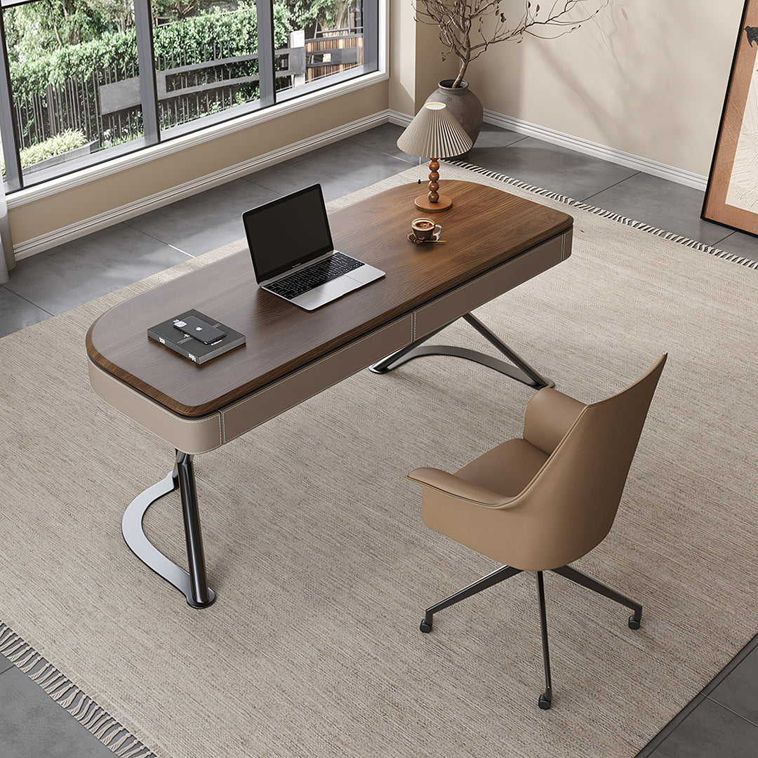 Yuna Office Desk With Storage & Office Chair