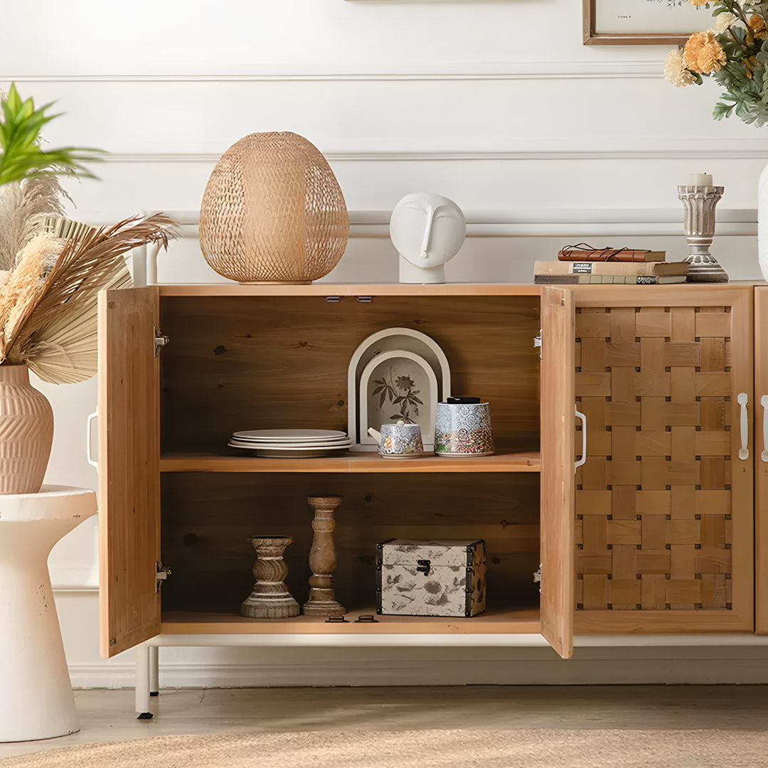 Eris Wooden Sideboard, Solid Wood