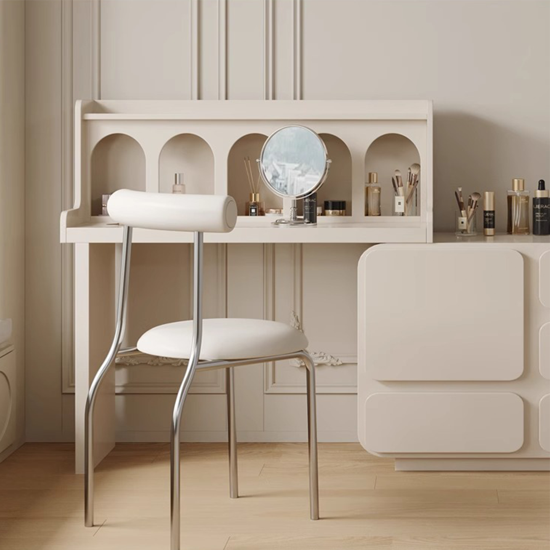 Thompson Dressing Table With Sideboard, Cream-Rit Concept-Rit Concept