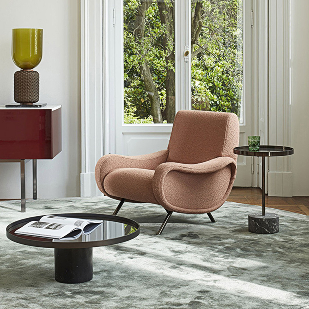 Georgios Lounge Chairs/ Armchair, Linen