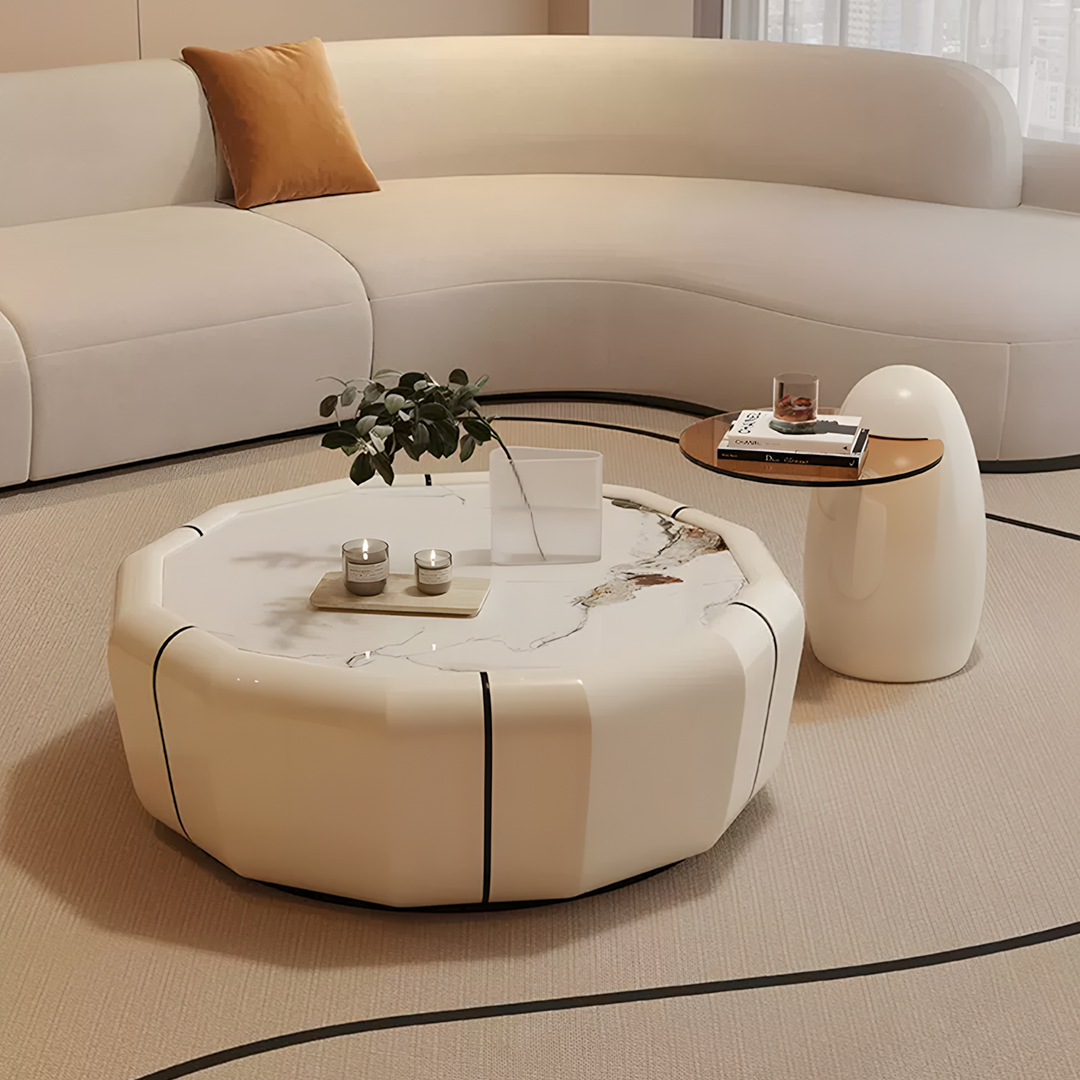 Clara Round Coffee Table Set