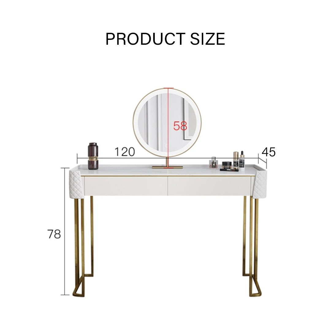 Devorit Dressing Table, Cream-Rit Concept-Rit Concept