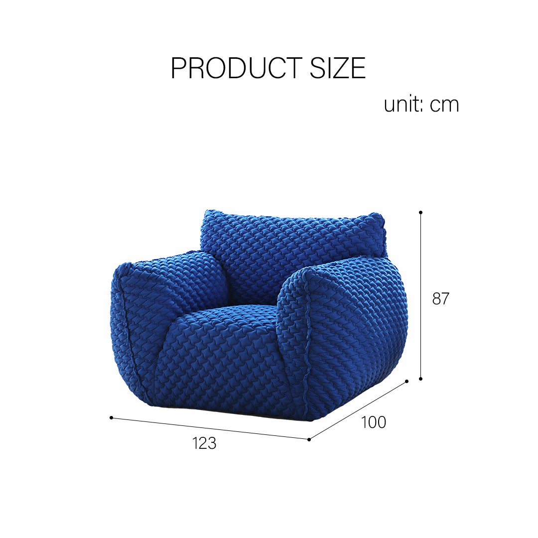 Kaczmarek Accent Chair, Armchair, Blue-Rit Concept-Rit Concept