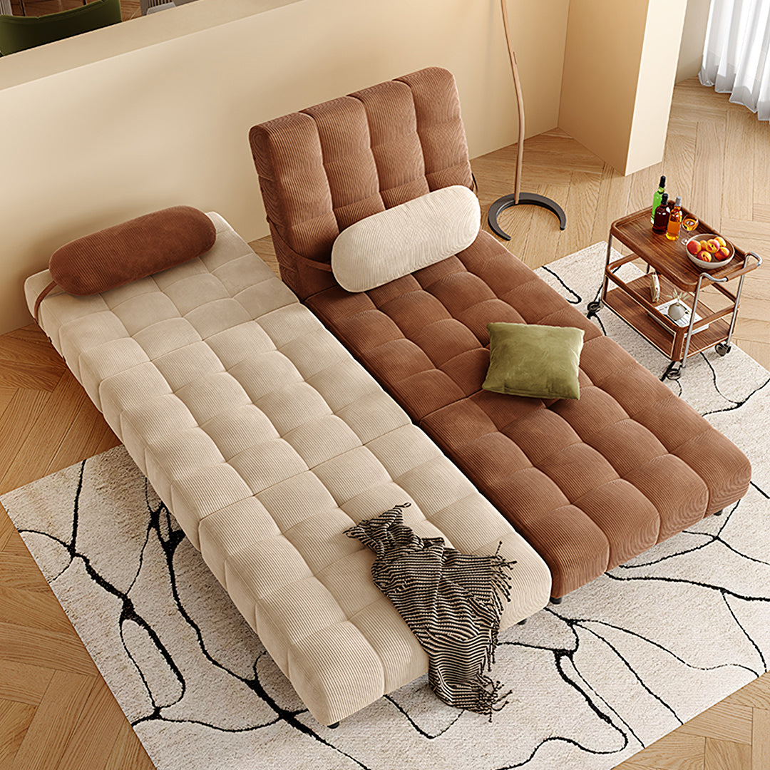 Mendez Single Sofa Bed, Two Seater Sofa Bed, Corduroy-Rit Concept-Rit Concept