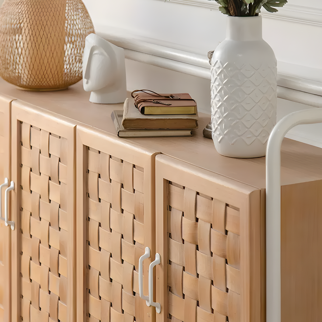 Eris Wooden Sideboard, Solid Wood