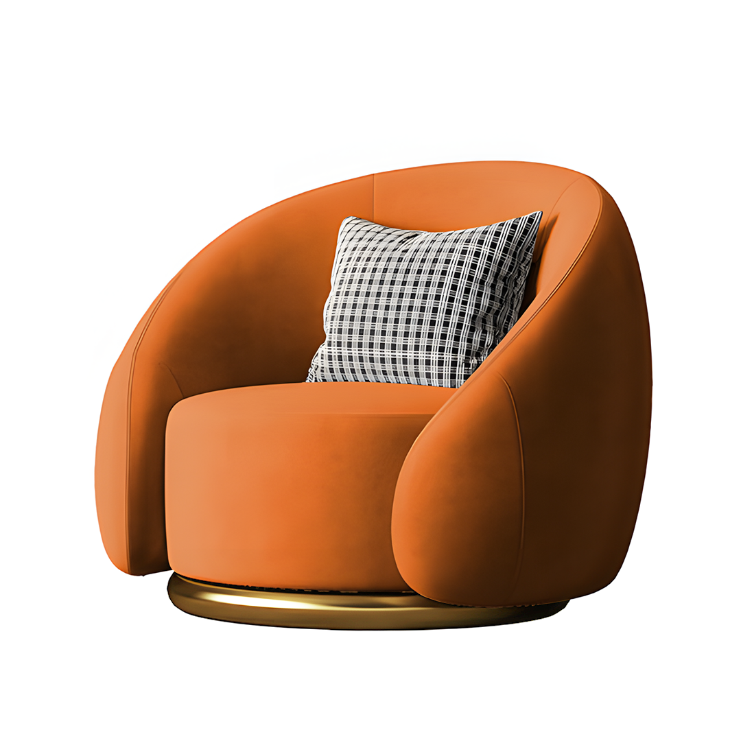 Bertha Velvet Armchair, Single Sofa