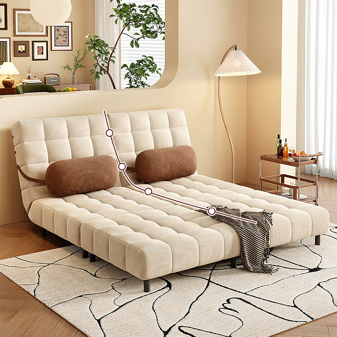 Mendez Single Sofa Bed, Two Seater Sofa Bed, Corduroy-Rit Concept-Rit Concept