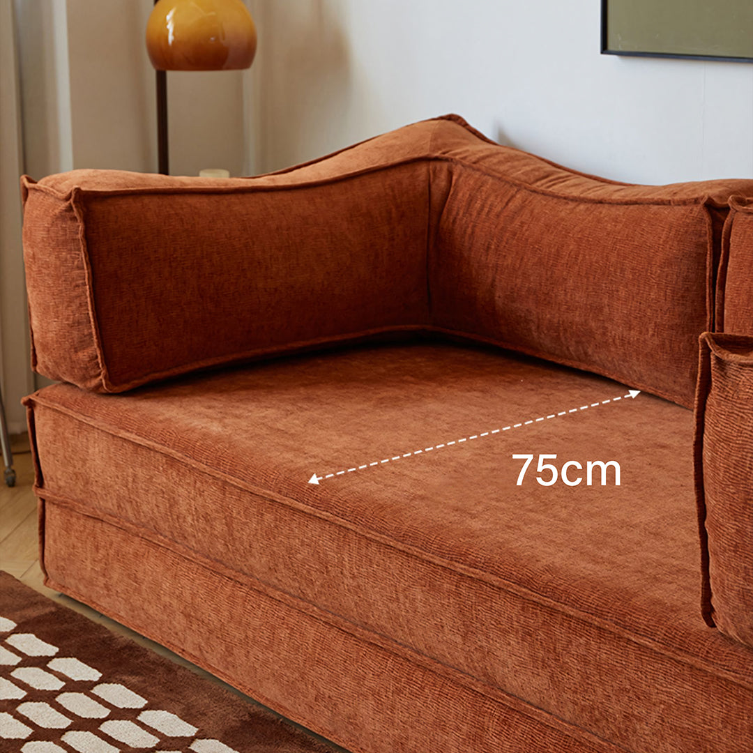 Hernández Foldable Lazy Sofa Bed For Lounging, Corduroy