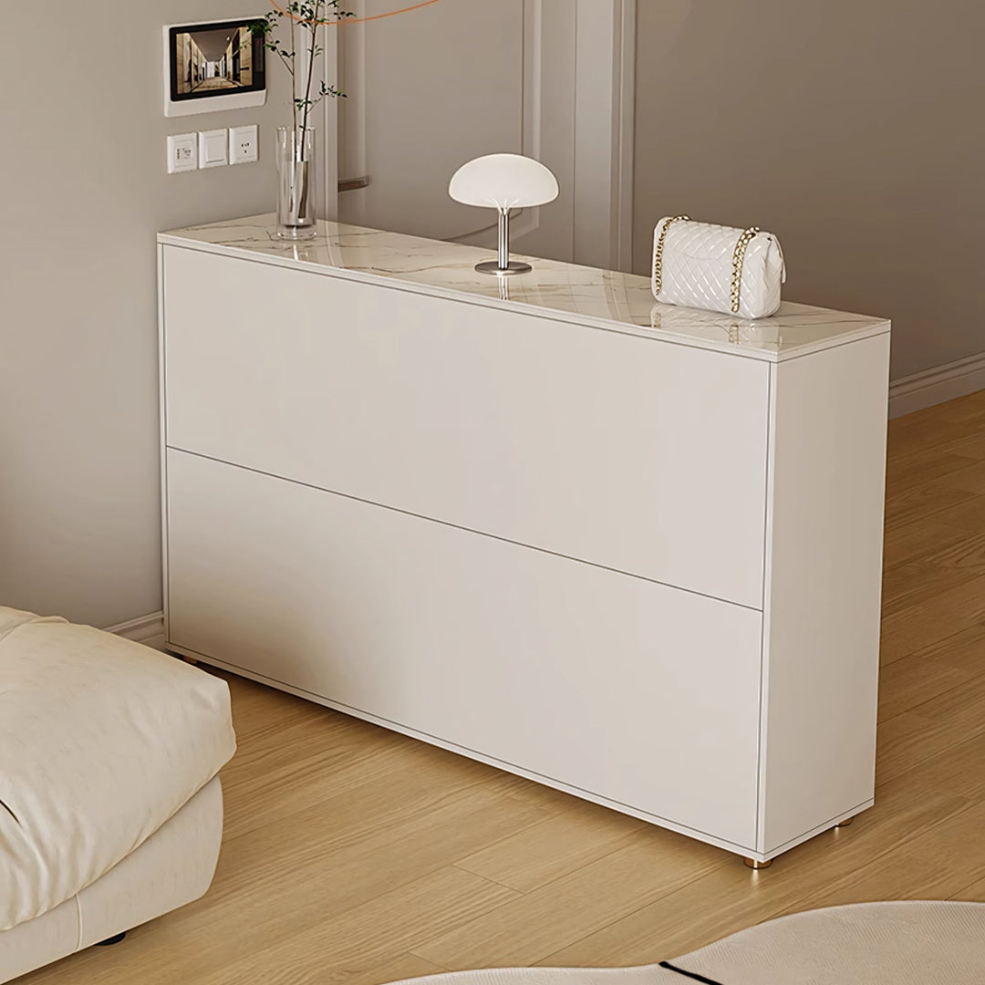 Ingrid Wall Shoe Cabinet, Shoe Storage, Cream Wood-Rit Concept-Rit Concept