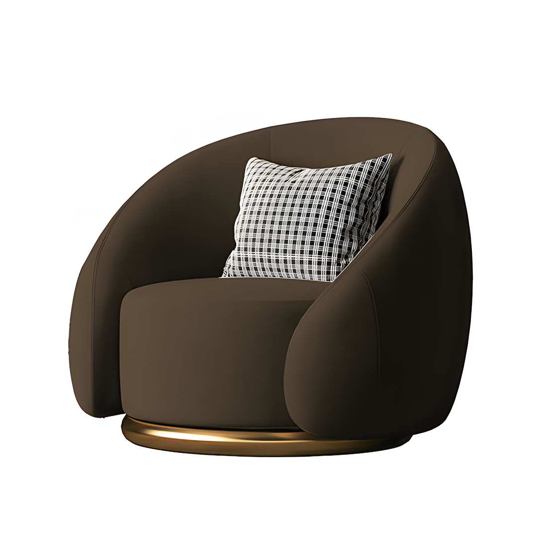 Bertha Velvet Armchair, Single Sofa