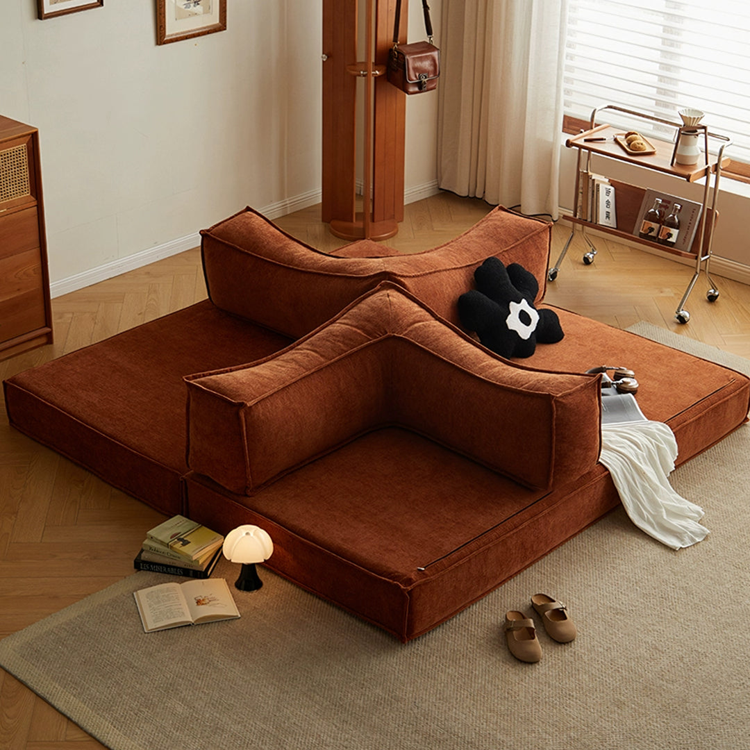 Hernández Foldable Lazy Sofa Bed For Lounging, Corduroy