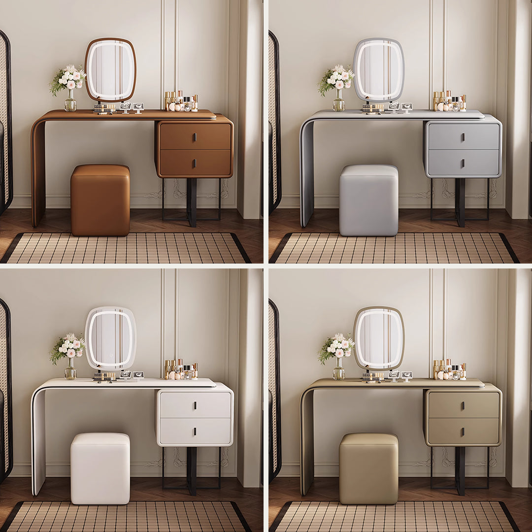 Rivera Dressing Table, Brown, More Colours Available-Rit Concept-Rit Concept