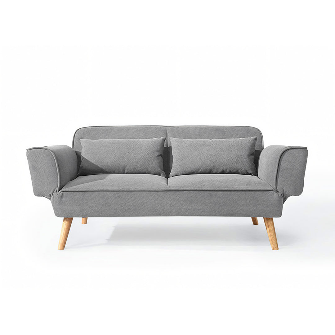 Morales Foldable Sofa Bed, Kid Sofa Bed-Rit Concept-Grey-Rit Concept