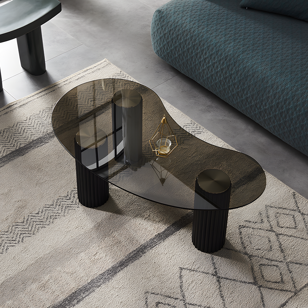 Amado Coffee Table, Glass