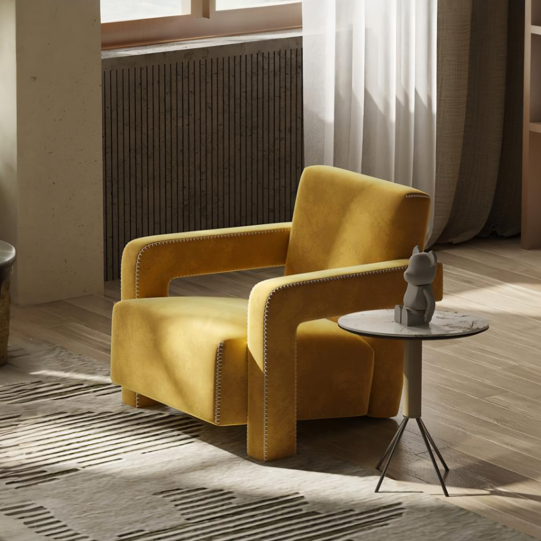 Aspasia Armchair, Yellow