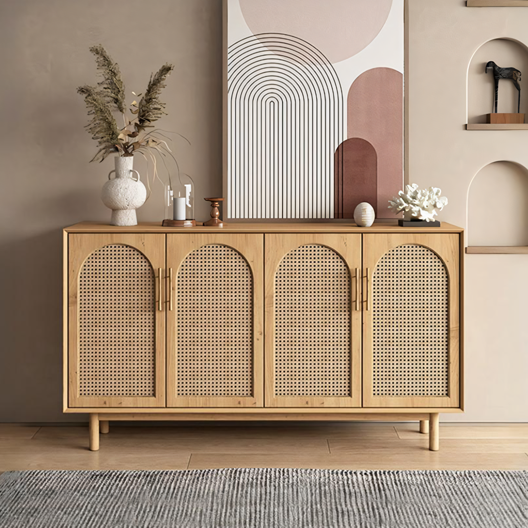 Constance Rattan Sideboard, Pine Wood