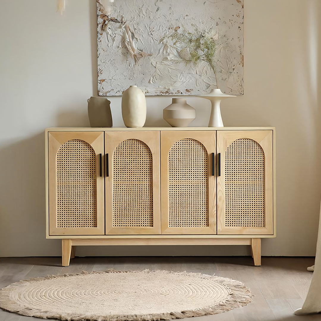 Daphne Rattan Sideboard, Ash Wood